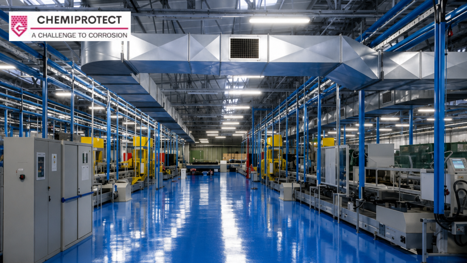 PU flooring solution for industrial floors by CHEMIPROTECT