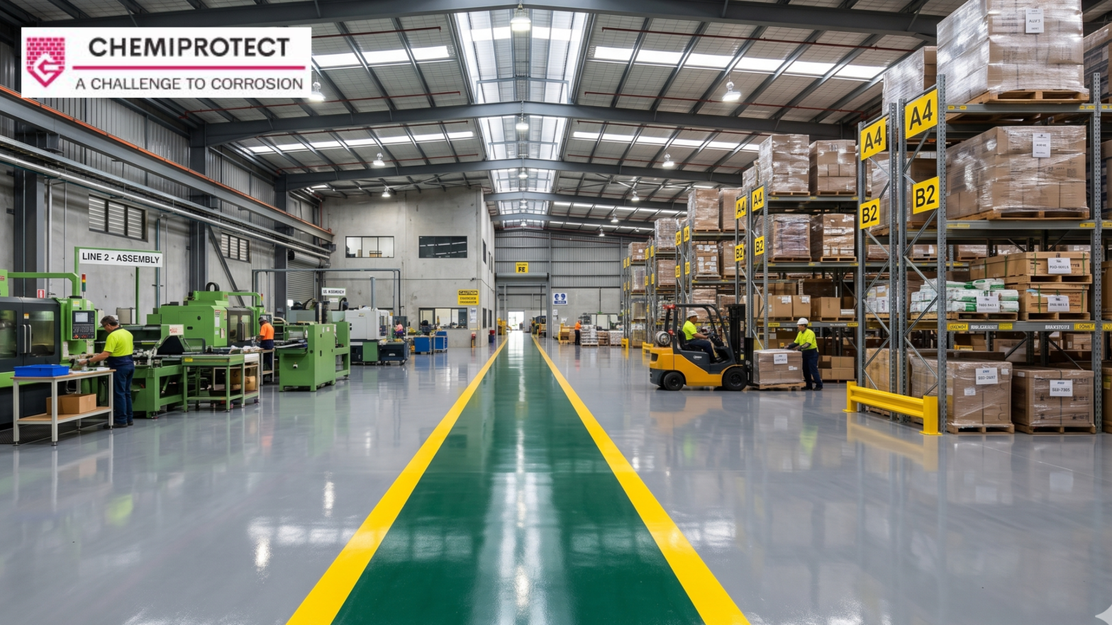 epoxy glass coating solution for industrial surface protection by CHEMIPROTECT